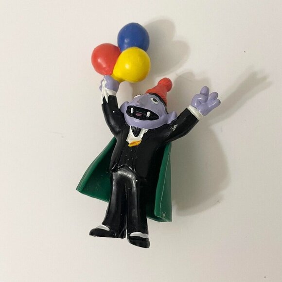 Vtg Sesame Street Muppets Figures Big Bird Count Dracula Snuffleupagus Flaws - Picture 2 of 16